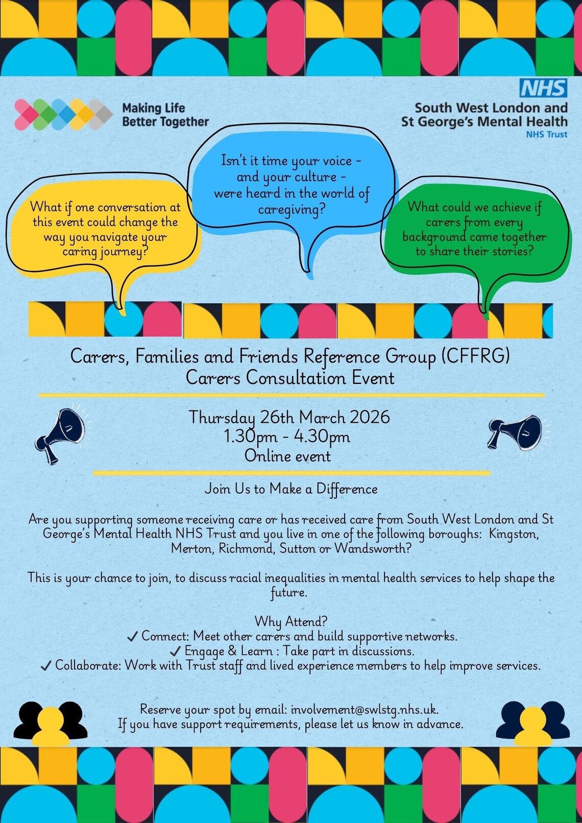 Carers Consultation Event
