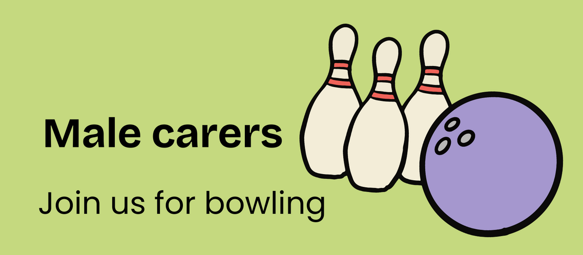 Male carers bowling