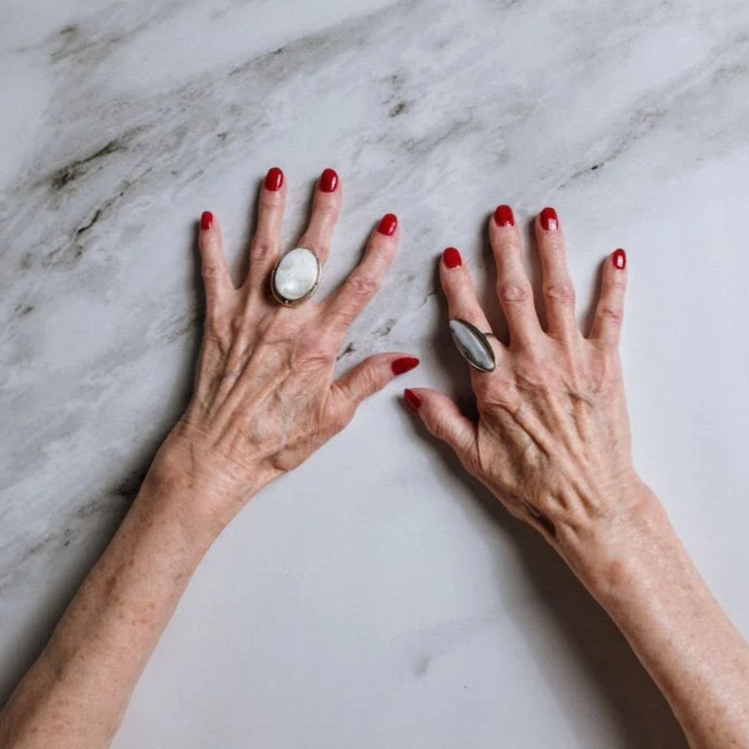 Manicured hands