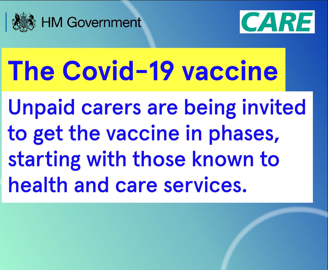 Unpaid carers: how to get your COVID-19 vaccination