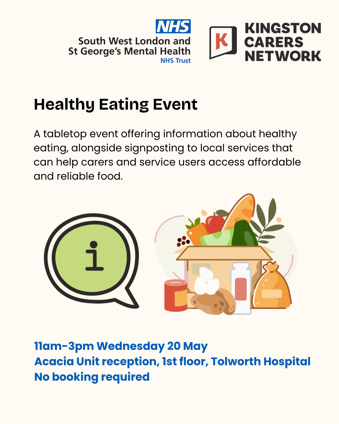 Healthy eating event